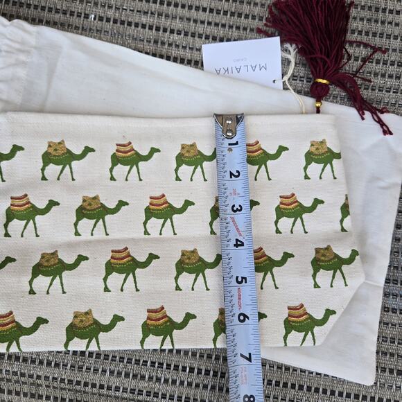 Malaika Cairo Camel Toiletry Make Up Bag - Picture 6 of 6